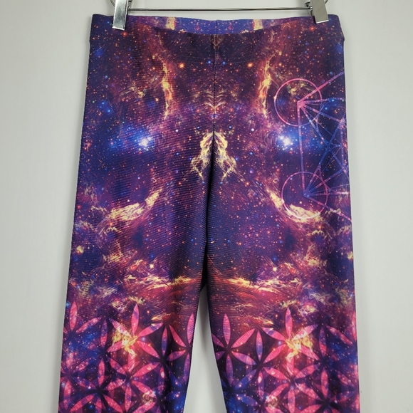 Metatron’s Galaxy Leggings By Moodhoops Size Medium - Picture 6 of 13